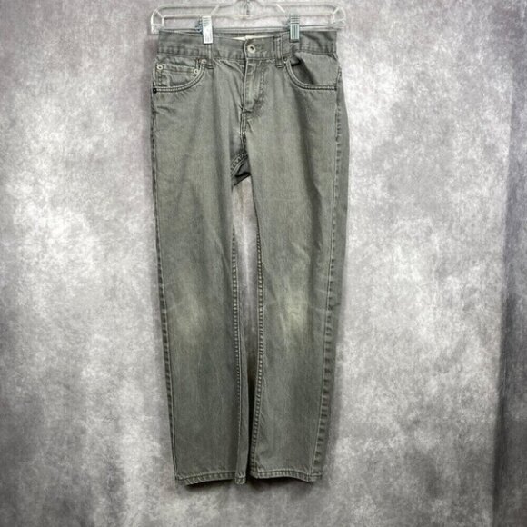 Levi's Other - Vintage Levis 511 Jeans Boys 14 Reg 27x27 Gray Fade Slim Fit Straight Casual